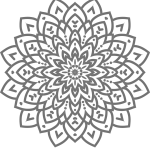 Flower coloring page