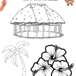 Samoa Colouring page