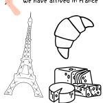 France Colouring Page